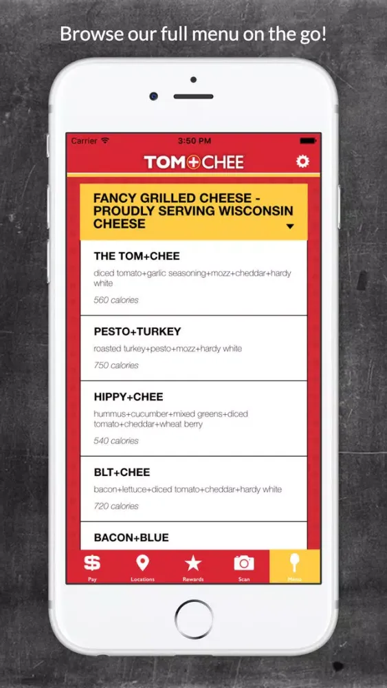 Скриншоты Tom+Chee Rewards