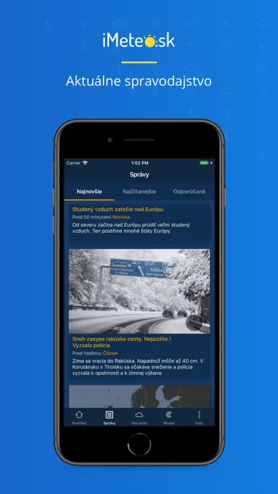 iMeteo Počasie Screenshots
