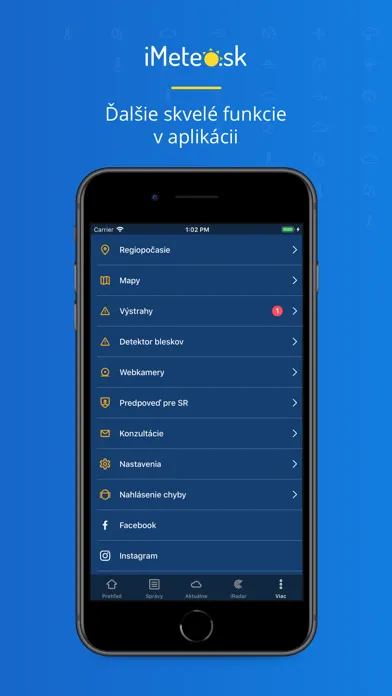 iMeteo Počasie Screenshots