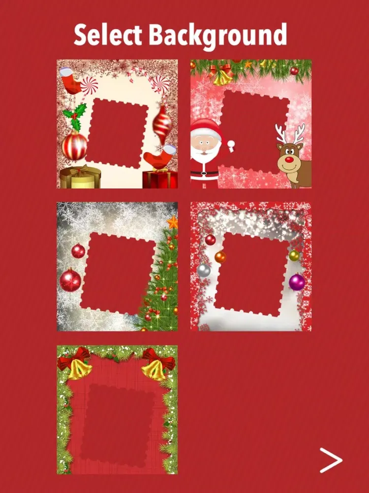 ภาพหน้าจอของ Personalized Christmas Cards iPad 
