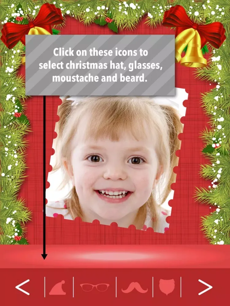 ภาพหน้าจอของ Personalized Christmas Cards iPad 