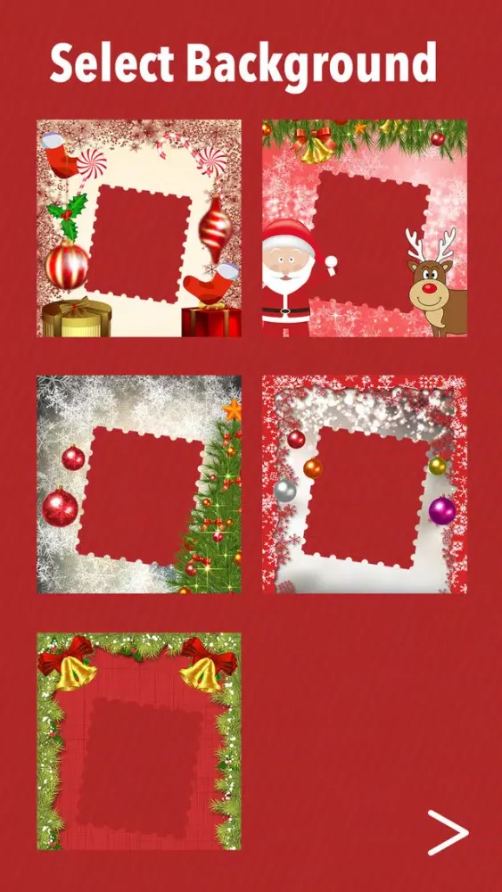 ภาพหน้าจอของ Personalized Christmas Cards