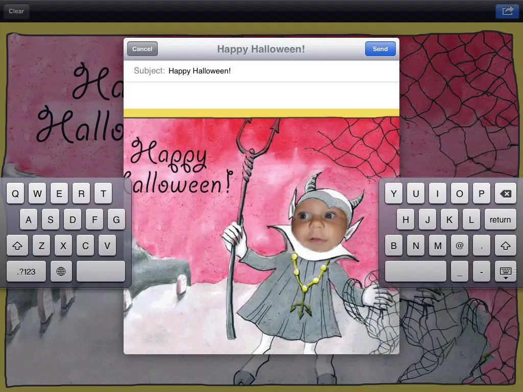 Ảnh chụp màn hình của Halloween 2014 iPad 