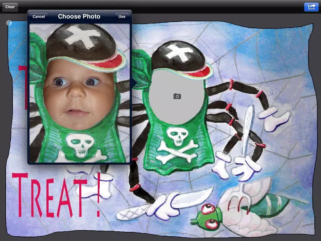Ảnh chụp màn hình của Halloween 2014 iPad 