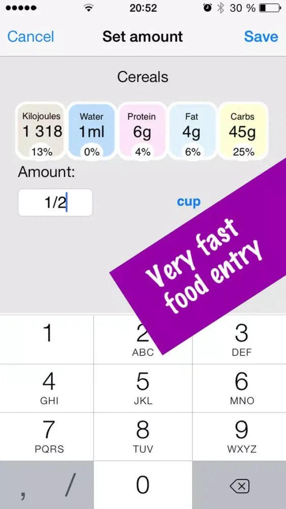 Kilojoule Counter & Diet Tracker: Lose Weight Fast 스크린샷