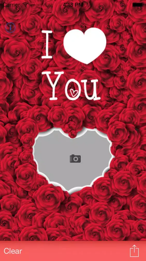 I Love You - Love Card Maker for Valentines Day स्क्रीनशॉट