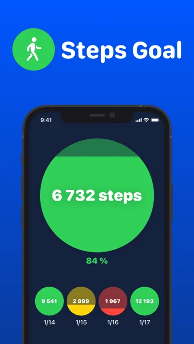 Steps Goal Screenshots