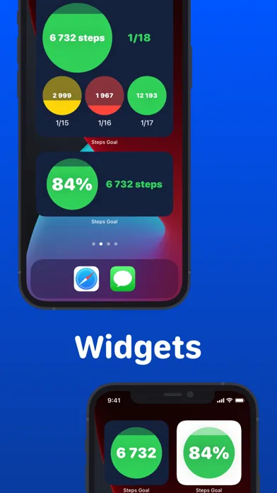 Steps Goal Screenshots