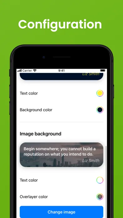 ภาพหน้าจอของ Quotes Widgets