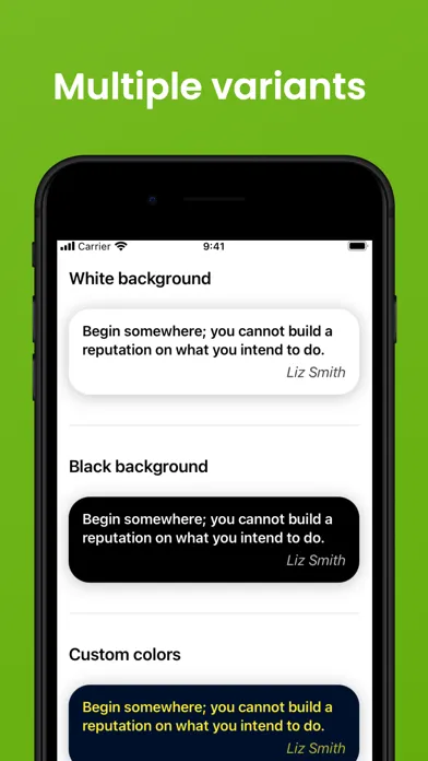 ภาพหน้าจอของ Quotes Widgets