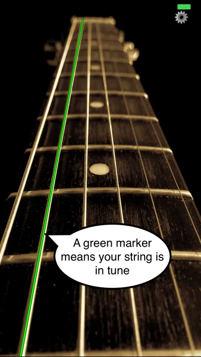 Captures d'écran de Standard Guitar Tuner