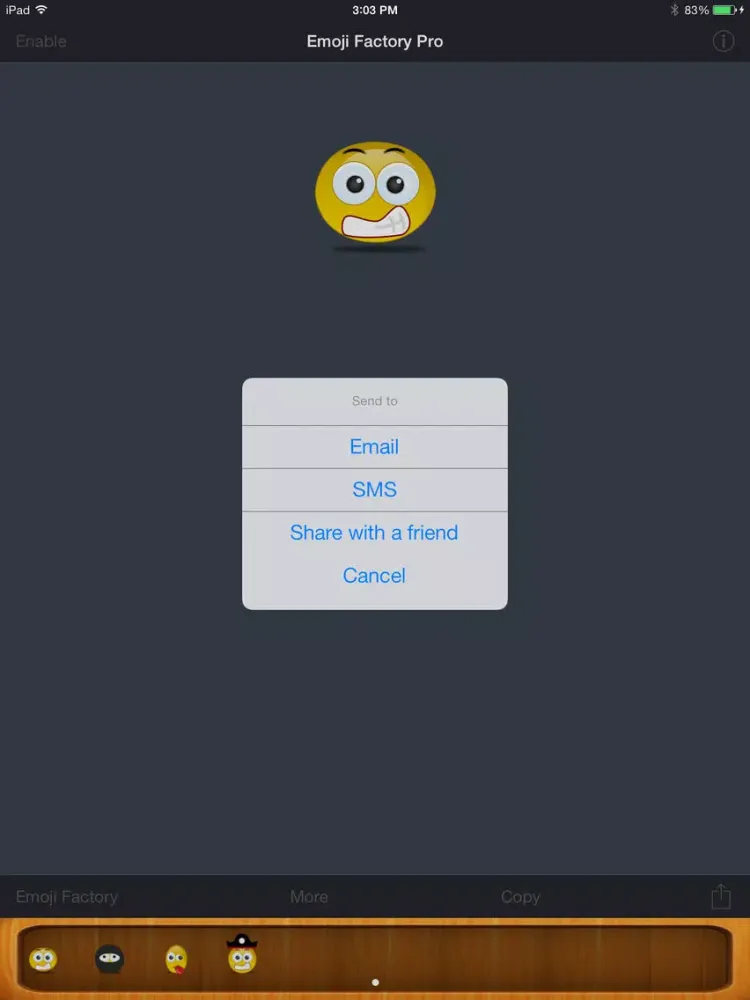 Captures d'écran de Emoji Factory Pro - Emoticon Icon Maker iPad 