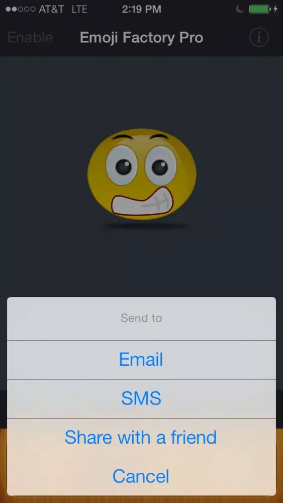 Captures d'écran de Emoji Factory Pro - Emoticon Icon Maker