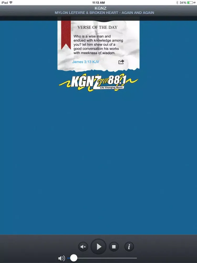 KGNZ iPad  Screenshots