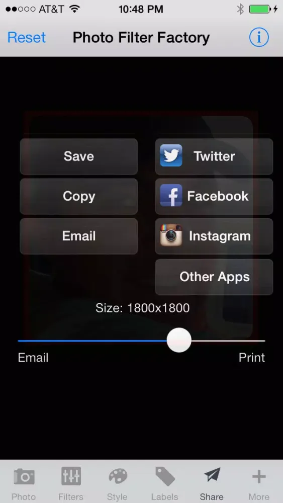 Zrzuty ekranu Photo Filter Factory - Vintage Camera + Lens FX + Picture Frame Border + Caption and Pic Editor for Instagram FREE