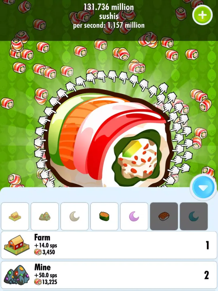 ภาพหน้าจอของ Sushi Clicker iPad 
