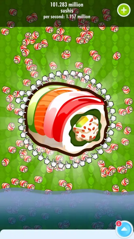 ภาพหน้าจอของ Sushi Clicker