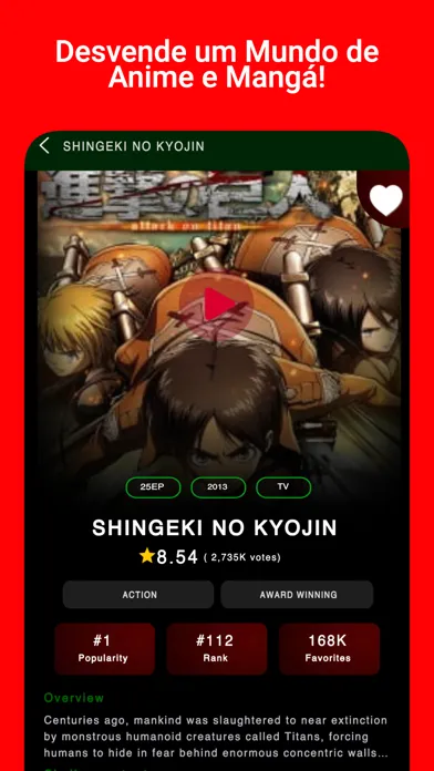 Tomato : Animes e Mangás 스크린샷