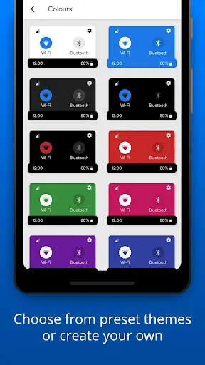 Bottom Quick Settings Screenshots