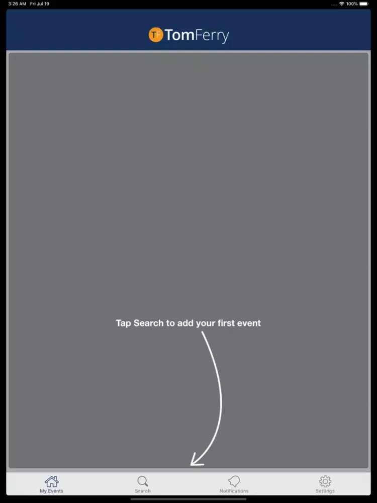 صور Tom Ferry Events iPad 