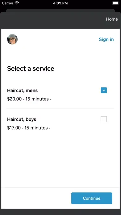 Tonys Hair Co应用截图