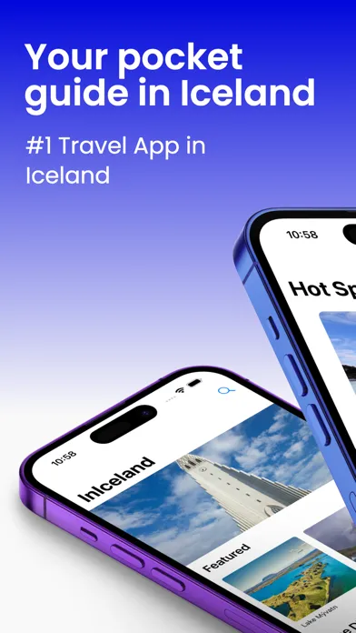 Tangkapan skrin InIceland: Travel Pocket Guide