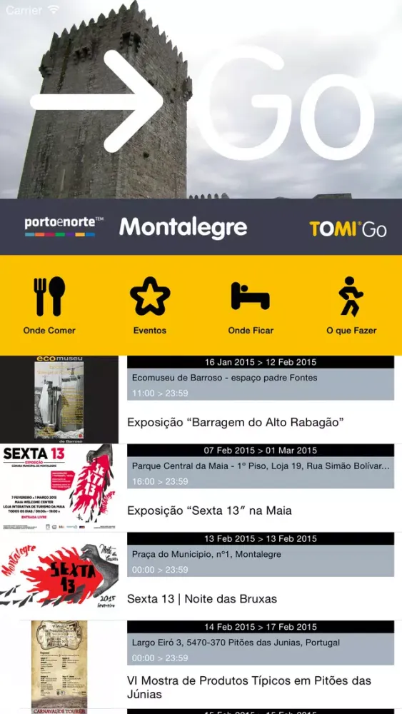 Скриншоты TPNP TOMI Go Montalegre