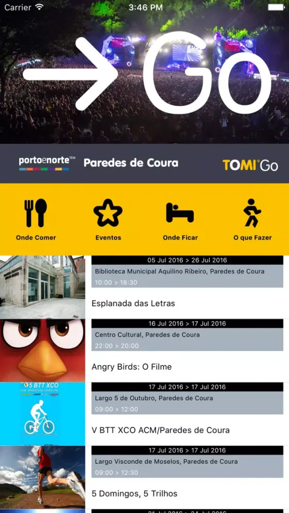 Captures d'écran de TPNP TOMI Go Paredes de Coura
