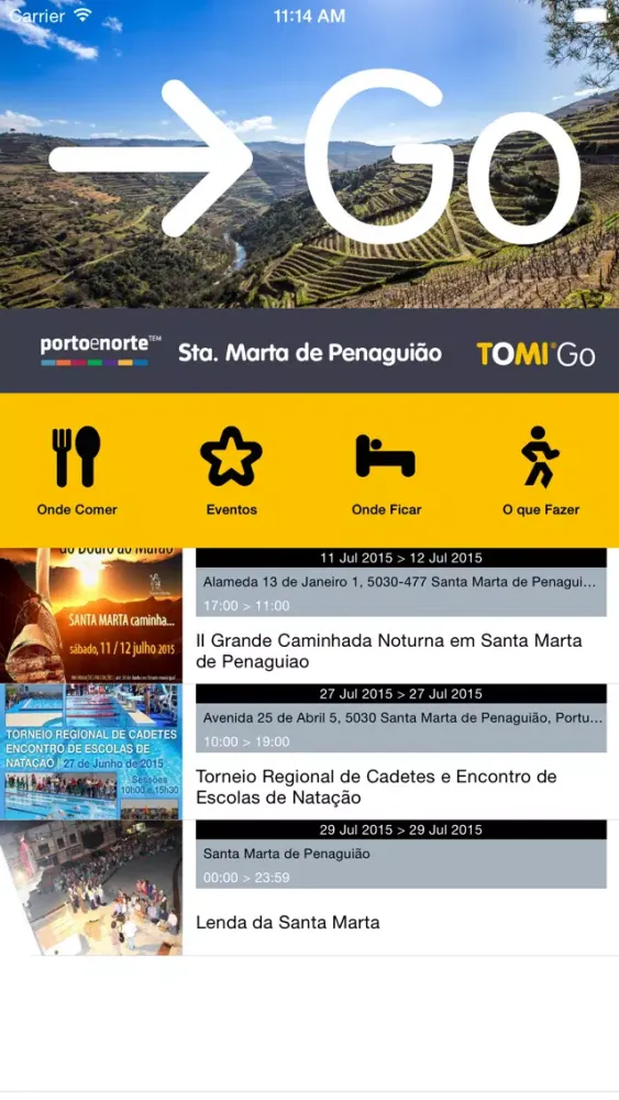 Zrzuty ekranu TPNP TOMI Go Santa Marta