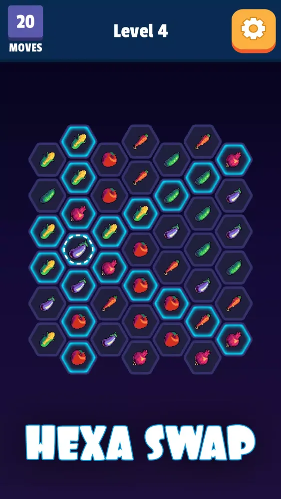 Hexa Swap Puzzle应用截图