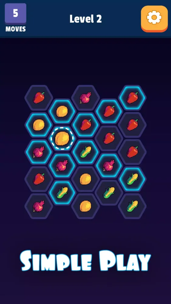 Hexa Swap Puzzle应用截图