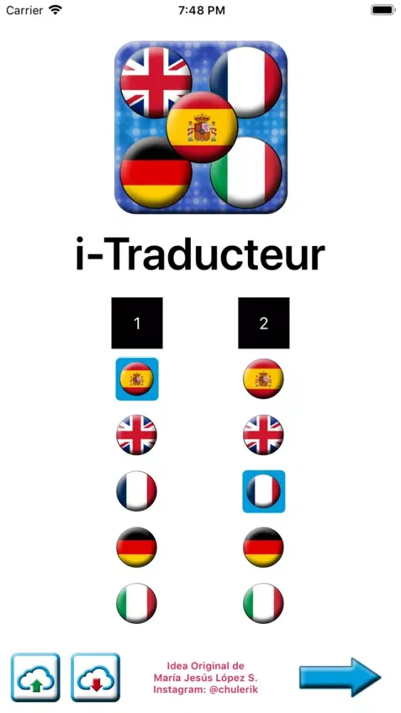 Screenshot di i-Traducteur