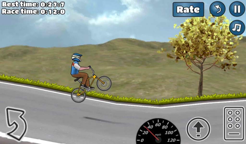 Capturas de tela do Wheelie Challenge