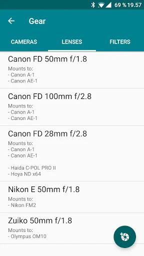 Exif Notes Screenshots