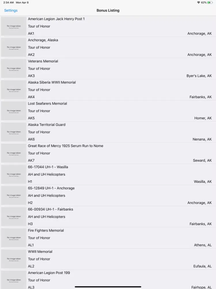 Tour of Honor 2019 iPad  سکرین شاٹس