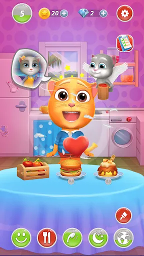 Virtual Pet Tommy - Cat Game Screenshots