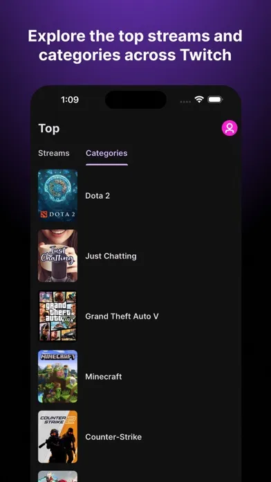 Frosty for Twitch Screenshots
