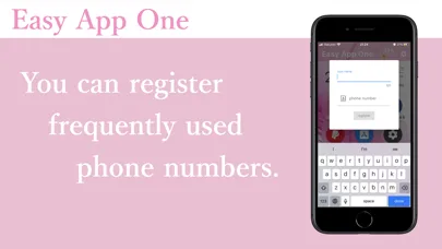 Tangkapan skrin One / Easy launch app