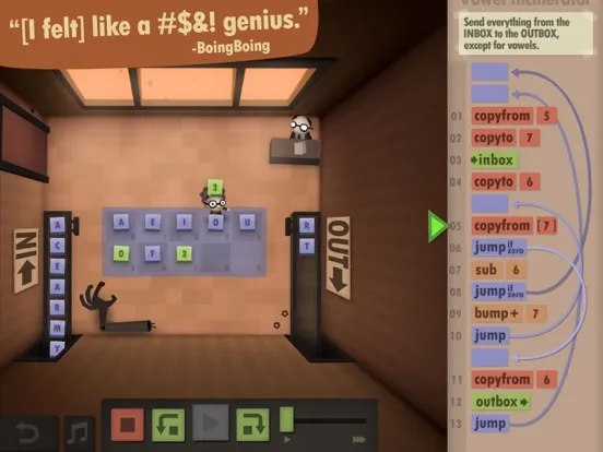 Human Resource Machine iPad  Screenshots