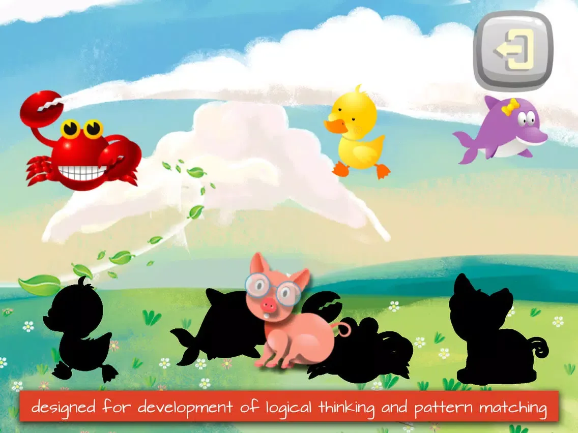 Tangkapan skrin Animal Shape Puzzle iPad 