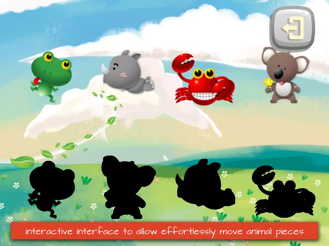 Tangkapan skrin Animal Shape Puzzle iPad 