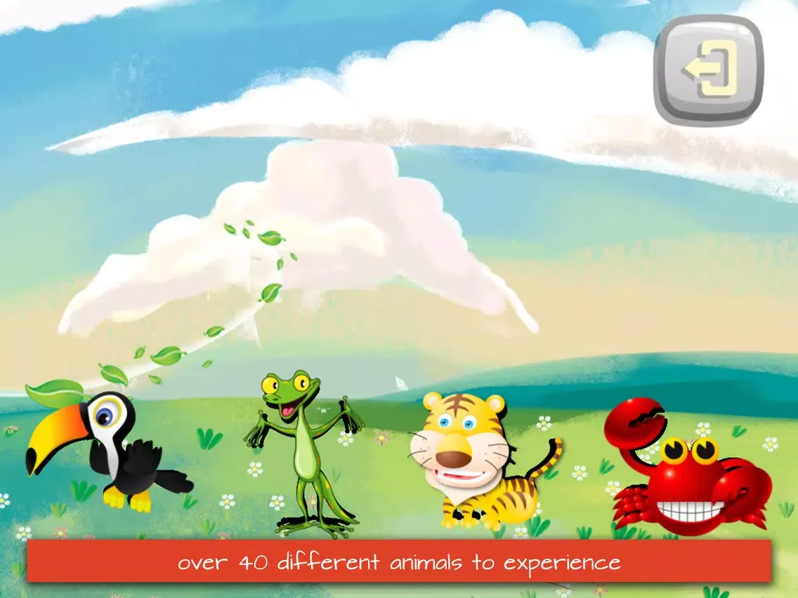 Tangkapan skrin Animal Shape Puzzle iPad 