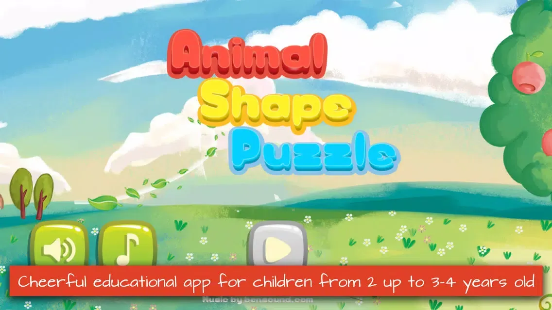 Tangkapan skrin Animal Shape Puzzle