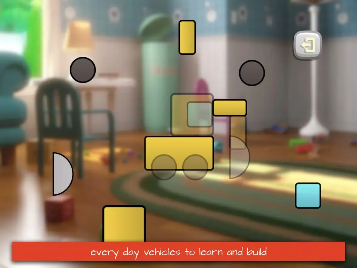 Shape Craft Vehicles iPad  Ekran Görüntüleri