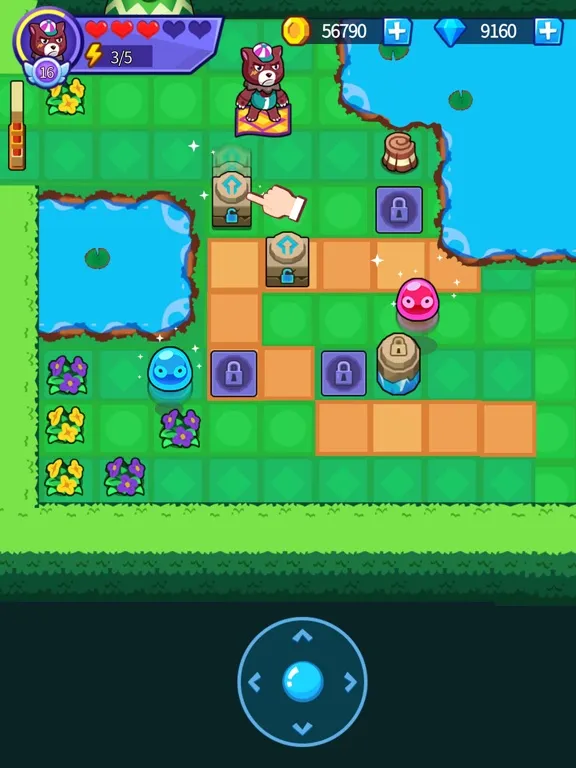 Tangkapan skrin Hop Quest iPad 
