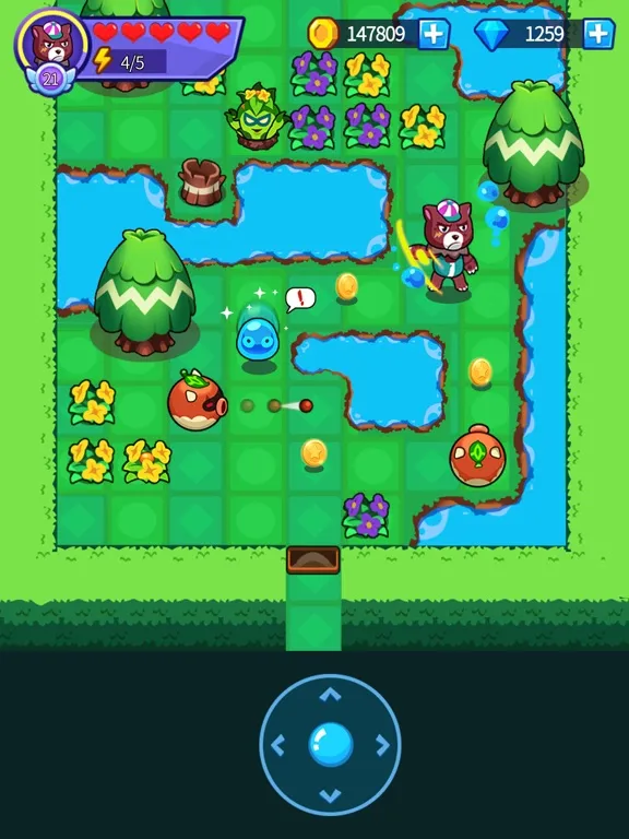Tangkapan skrin Hop Quest iPad 