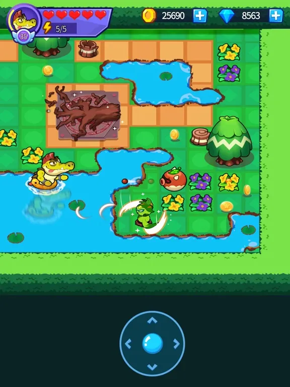 Tangkapan skrin Hop Quest iPad 