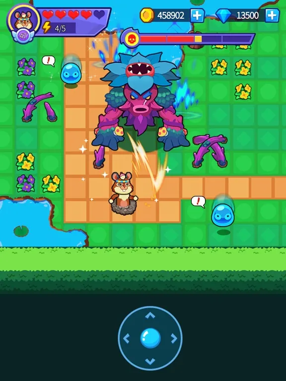 Tangkapan skrin Hop Quest iPad 