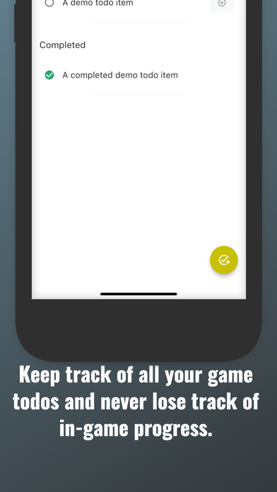 Tangkapan layar Compadre - Game Notes & Todos