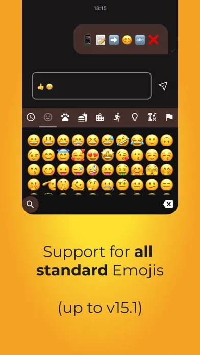 Emojichat - Emoji-Only Chat سکرین شاٹس